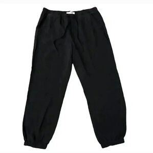 Anthropologie Cloth & Stone Women Jogger Pant Drawstring High Rise Black Size M